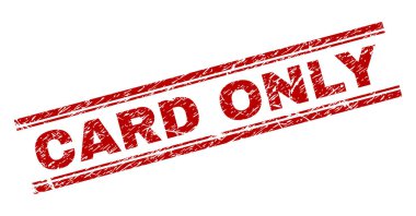 Dokulu kart tek damga mühür çizik