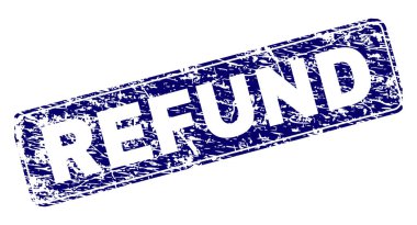 Yuvarlatılmış dikdörtgen damga çizik geri ödeme çerçeveli