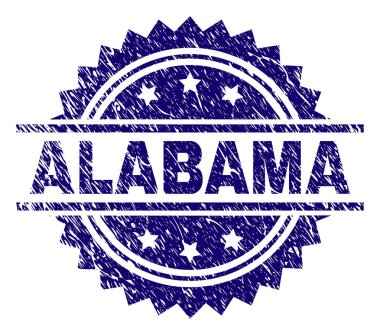 Çizik dokulu Alabama damga mühür
