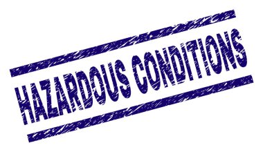 Çizik dokulu tehlikeli koşullar damga mühür