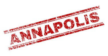 Dokulu Annapolis damga mühür çizik