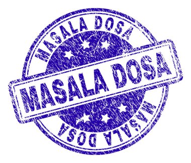 Grunge Masala Dosa damga mühür dokulu