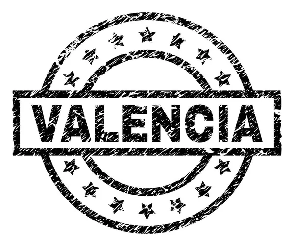 Dokulu Valencia damga mühür çizik