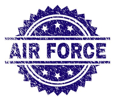 Dokulu Hava Kuvvetleri damga mühür çizik