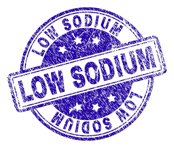 Düşük sodyum damga mühür grunge dokulu
