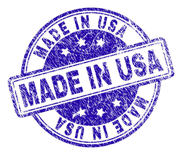 Grunge Textured MADE IN USA Stamp Seal