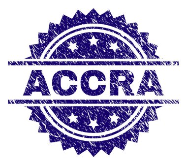 Dokulu Accra damga mühür çizik