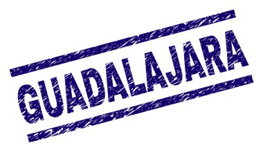 Dokulu Guadalajara damga mühür çizik