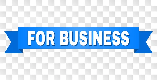 Blauer Streifen mit für Business-Bildunterschrift — Stockvektor
