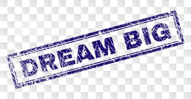 Çizik rüya büyük dikdörtgen damgası