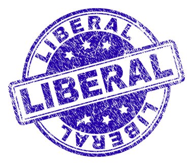 Grunge Liberal damga mühür dokulu