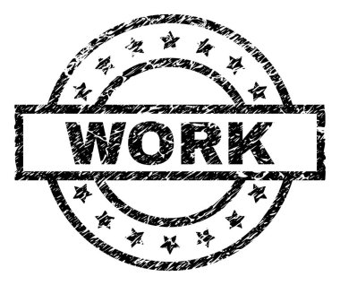 Grunge iş damga mühür dokulu