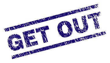 Damga mühür çizilmiş dokulu çık