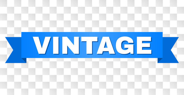 Blue Tape with VINTAGE Caption