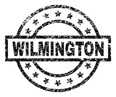 Dokulu Wilmington damga mühür çizik