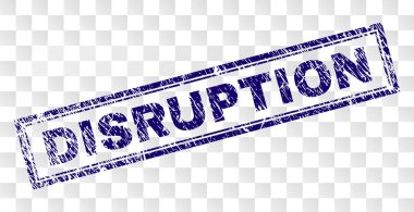 Grunge bozulma dikdörtgen damgası