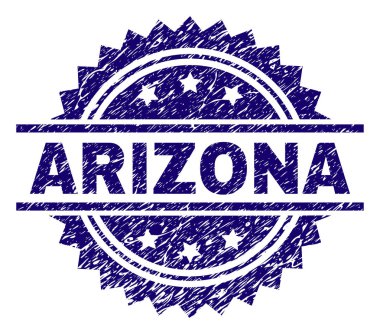 Dokulu Arizona damga mühür çizik