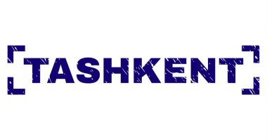 Dokulu Taşkent damga mühür köşeler arasında çizik