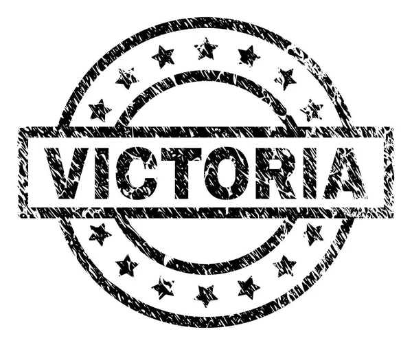 Царапнутая текстурированная печать VICTORIA — стоковый вектор