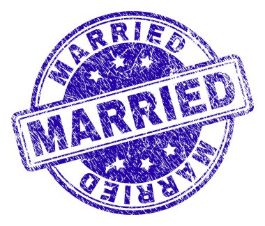 Dokulu evli damga mühür çizik