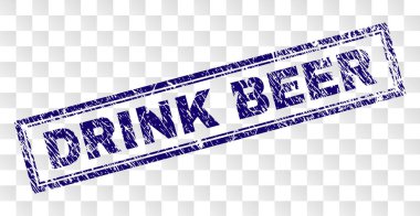 Çizik içki bira dikdörtgen damgası