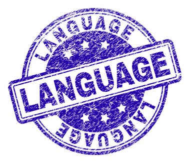 Dokulu dil damga mühür çizik