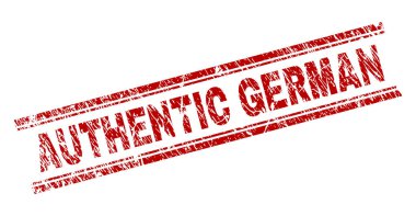 Dokulu otantik Alman damga mühür çizik