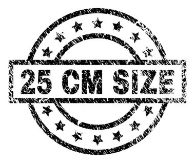 Dokulu 25 Cm boyut damga mühür çizik