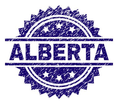 Grunge Alberta damga mühür dokulu