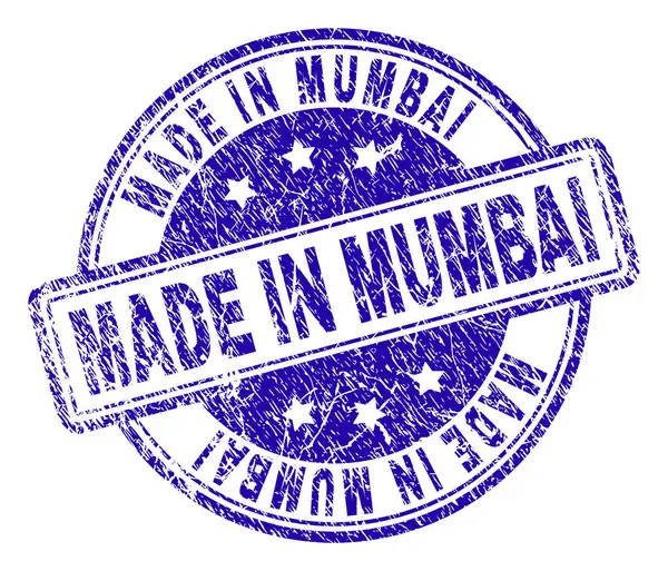 Grunge texturizado hecho en sello MUMBAI — Vector de stock