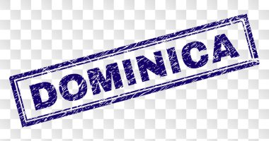 Çizik Dominika dikdörtgen damgası