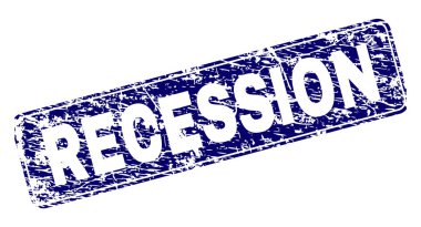 Yuvarlatılmış dikdörtgen damga grunge durgunluk çerçeveli