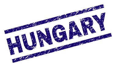 Grunge Macaristan damga mühür dokulu