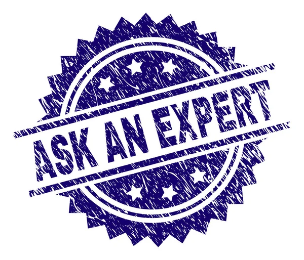 Dokulu çizik bir uzman damga mühür sormak