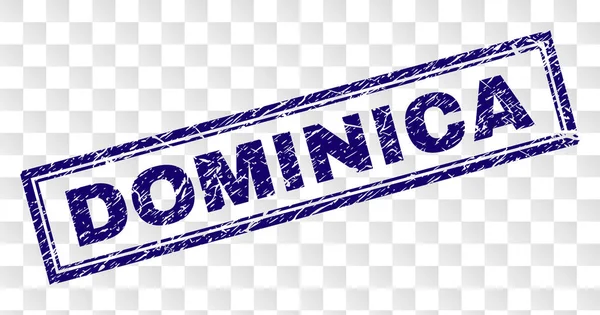 Çizik Dominika dikdörtgen damgası