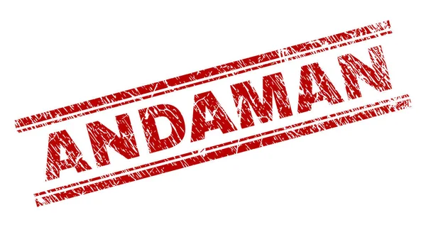 Grunge Andaman damga mühür dokulu