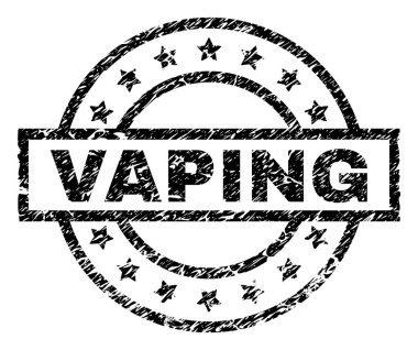 Vaping damga mühür grunge dokulu