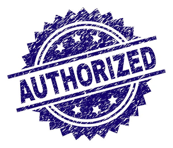 Dokulu yetkili damga mühür çizik