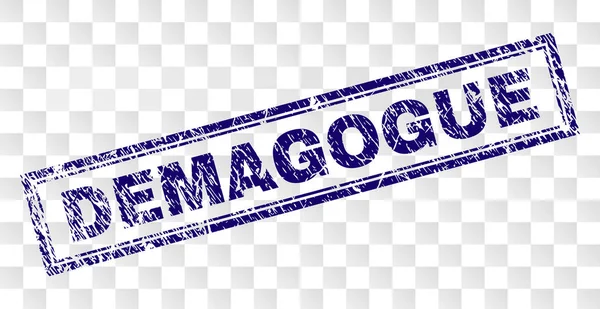 Царапнутая марка DEMAGOGUE — стоковый вектор