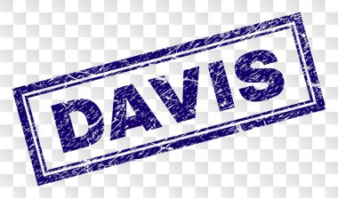 Grunge Davis dikdörtgen damgası