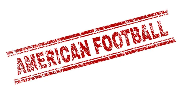 Grunge texturierte Stempelmarke American Football — Stockvektor