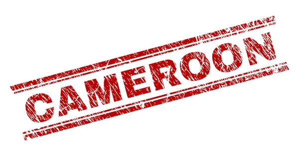 Dokulu Kamerun damga mühür çizik