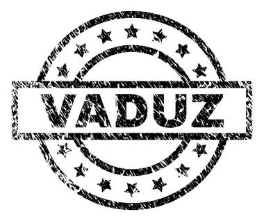 Dokulu Vaduz damga mühür çizik