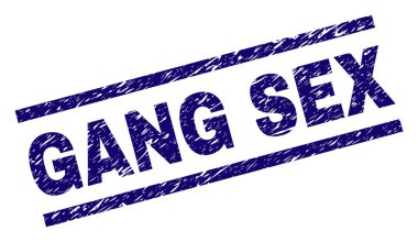 Grunge çete seks damga mühür dokulu