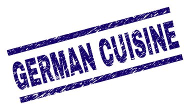 Dokulu Alman mutfağı damga mühür çizik