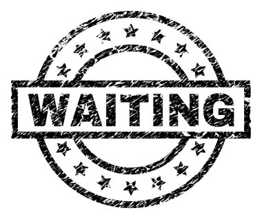 Grunge damga mühür bekleyen dokulu