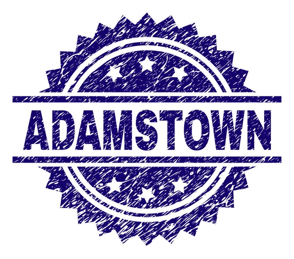 Poškrábaný texturou Adamstown destička — Stockový vektor