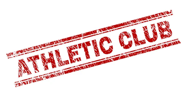 Grunge Athletic Club damga mühür dokulu — Stok Vektör