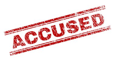 Dokulu grunge suçlanan damga mühür