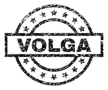 Grunge Volga damga mühür dokulu
